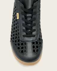 Kenny Woven Leather Sneakers