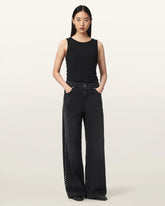 Sway Straight Leg Studded Jeans