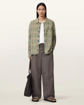 Solmar Knitted Check Cardigan