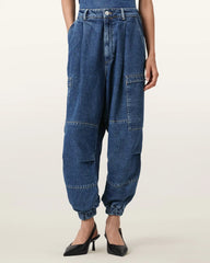 Sol Tapered Denim Cargo Jeans