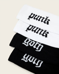 Goth Punk Cotton Two Pack Socks