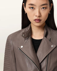 Raul Leather Biker Jacket
