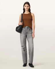 Rina Crew Neck Sleeveless Tank Top