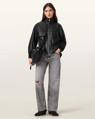 Flor Leather Jacket