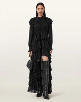 Leila Frill Maxi Dress