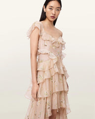 Sienna Ruffle Maxi Dress