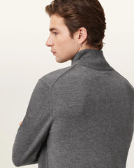 Kilburn Zip Funnel Neck Ramskull Jumper