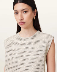 Nessa Woven Leather Mini Dress
