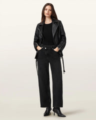Aki Mid Rise Crossover Jeans
