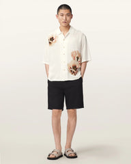 Floraison Short Sleeve Oversized Shirt