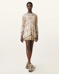 Noushka Embellished Mini Dress