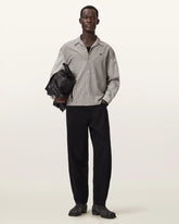 Kage Oversized Long Sleeve Check Shirt