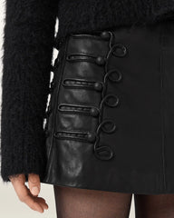 Rummy Leather Mini Skirt