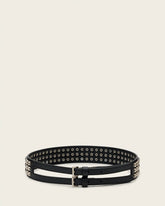 Drea Leather Studded Belt