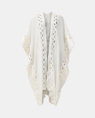 Clarissa Logo Print Ruana Scarf