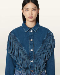 Marlene Westen Tassel Denim Jacket