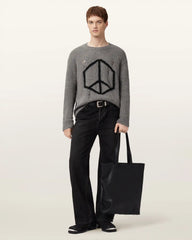 Message Oversized Wool Sweater
