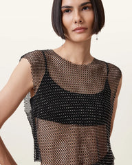 Calytrix Sparkle Fish Net Top