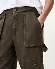 Mila Tapered Denim Cargo Pants