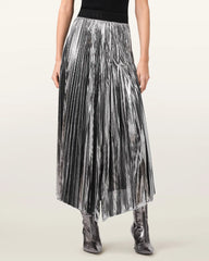 Jax Pleated Midi Skirt