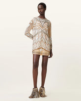 Noushka Embellished Mini Dress