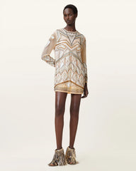 Noushka Embellished Mini Dress