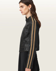 Tiggy Fitted Leather Jacket