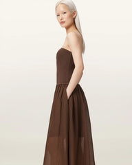 Tegan Bandeau Midi Dress