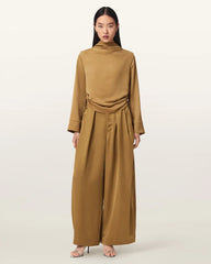 Lola Cocoon Legged Pleated Pants