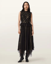 Lola Metallic Midi Dress