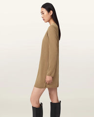 Tillii Metallic Long Sleeve Mini Dress