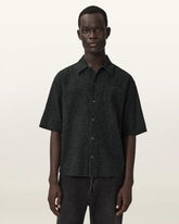 Leopardo Oversized Linen Blend Shirt