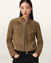 Sadler Slim Fit Suede Jacket