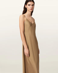 Leona V-Neck Maxi Slip Dress