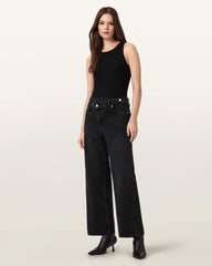 Aki Mid Rise Crossover Jeans