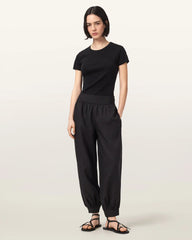 Harrie Linen Blend Baggy Fit Pants