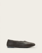 Hailee Leather Ballet Flats
