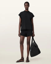 Lele Straight Fit Lace Trim Shorts