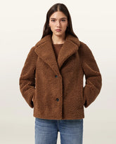 Eddie Faux Teddy Jacket