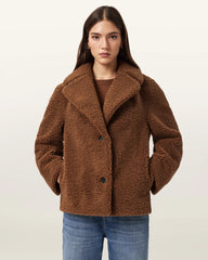 Eddie Faux Teddy Jacket