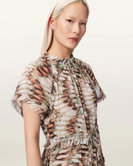 Lamaia Asymmetric Midi Dress