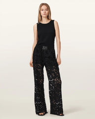 Amelie Straight Leg Lace Pants