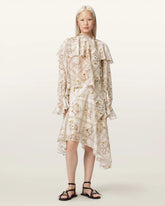 Heba Relaxed Fit Floral Organza Blouse