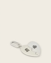 Large Heart Sterling Silver Pendant Charm