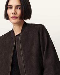 Orten Suede Bomber Jacket