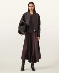 Orten Leather Bomber Jacket