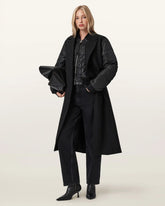 Paulah Wool Blend Double Breasted Coat