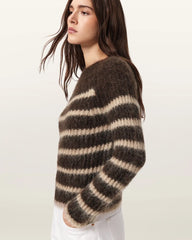 Riga Striped Crew Neck Sweater