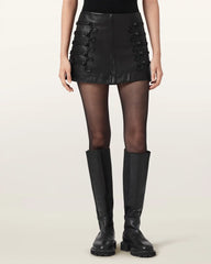 Rummy Leather Mini Skirt