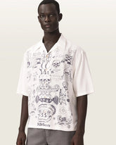 Ignis Oversized Short Sleeve Printed Shirt